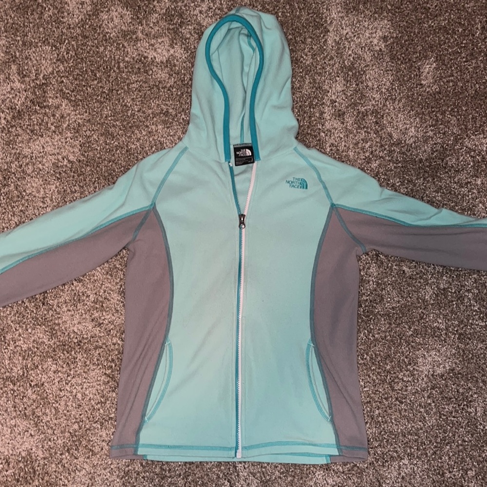 Girls North Face zip up